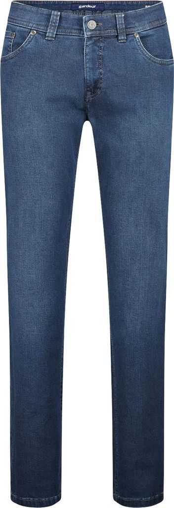 Gardeur Men Herren Hose SANDRO - Slim Fit - SANDRO-470731-168 - dark stone - Blau Größe 38/32