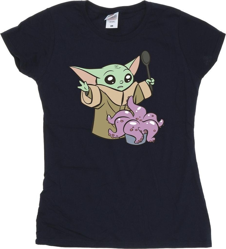 Star Wars - "The Mandalorian" T-Shirt für Damen BI43432 (L) (Marineblau)
