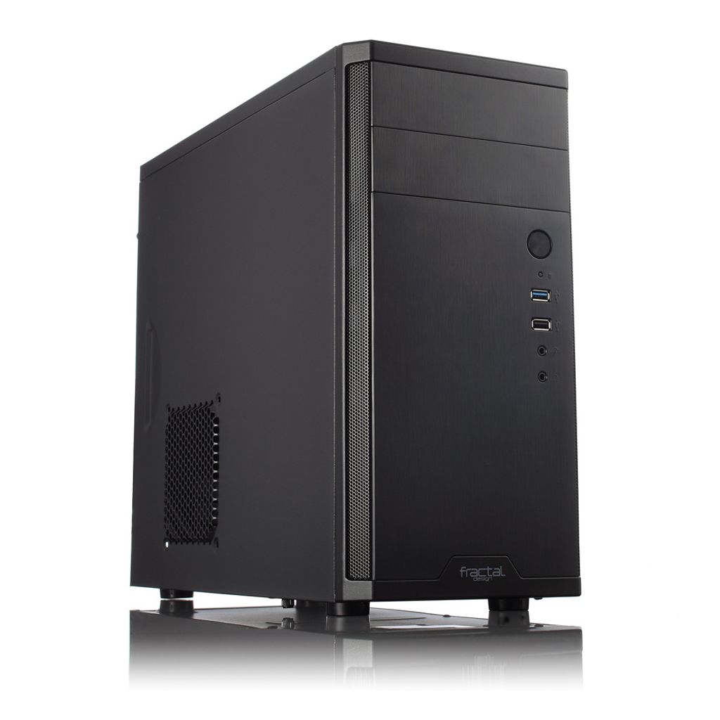 Fractal Design Core 1100, Mini Tower, PC, Schwarz, micro ATX, Mini-ITX, Heimbüro, HDD, Leistung