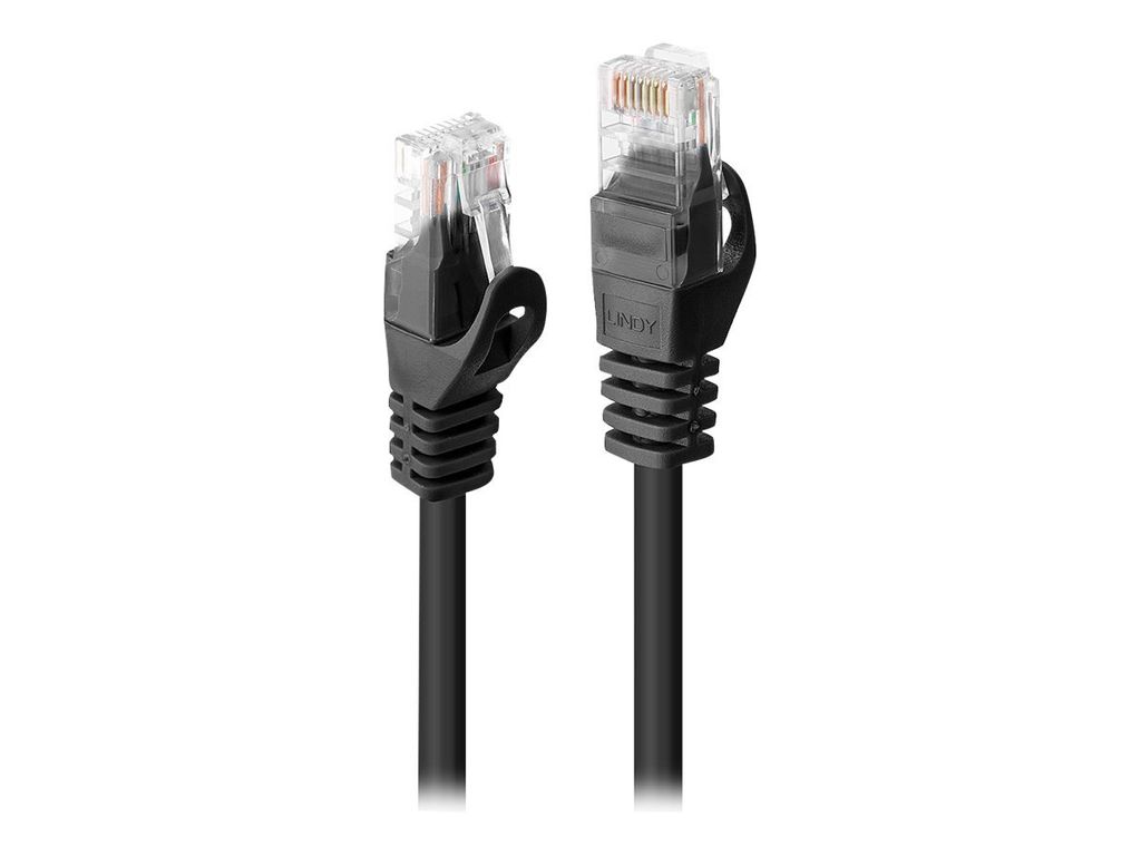 LINDY Patchkabel Cat6 U/UTP Basic schwarz 7.50m