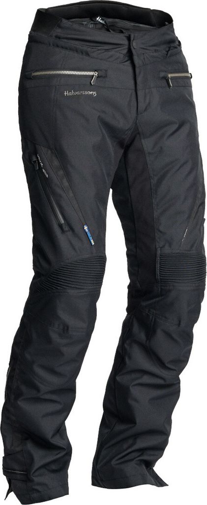 Halvarssons W wasserdichte Motorrad Textilhose, schwarz, 56