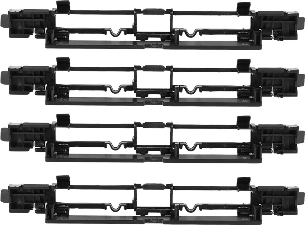 4 Stück Auto Dachgepäckträger Abdeckung Schiene Trim Formteil Klappe Fit für VAUXHALL OPEL Astra H MK5