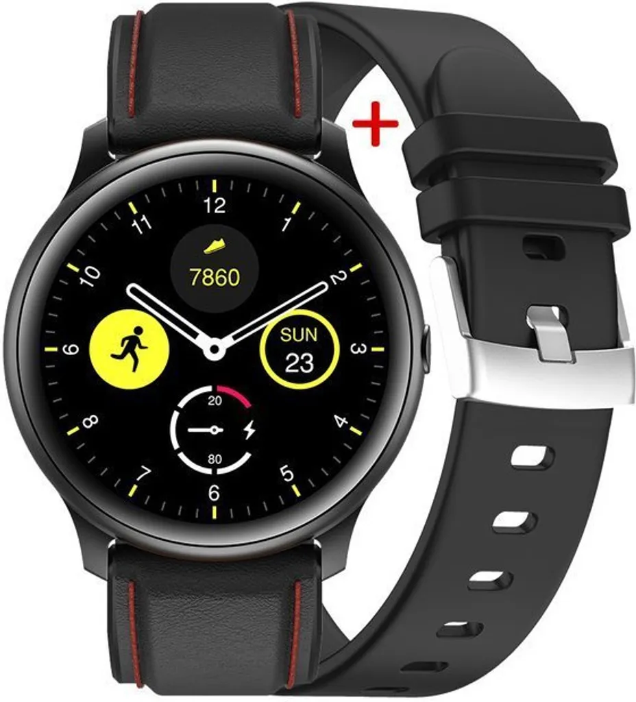 Smartwatch Uomo G. Rossi G.RSWSF1-1A1-1 Nero + Cinturino Extra | G.Rossi