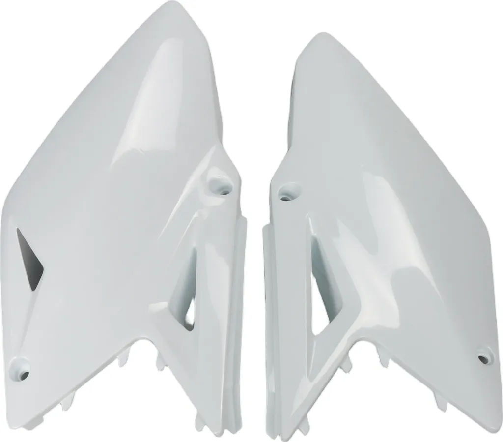 Carénage latéral UFO PLAST blanc pour Suzuki RM-Z 450 de 2008 à 2017