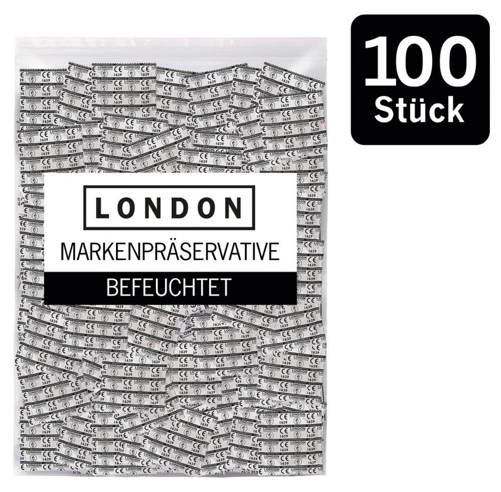 durex 3282814 durex Kondome London feucht, 100 St. Productafbeelding 