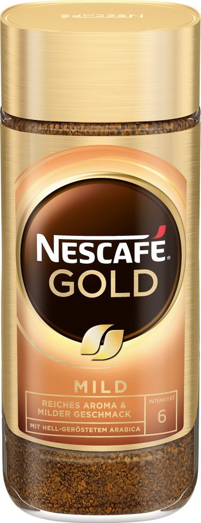Nescafé Gold Mild, löslicher Bohnenkaffee, Kaffee, Produktbild 4