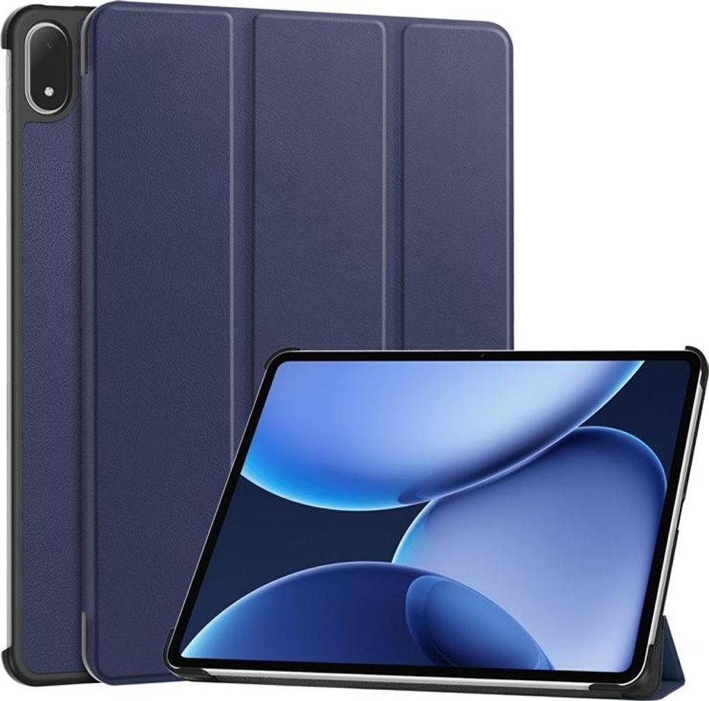 OnePlus Pad 3 Hülle - Coverup Tri-Fold Ständer Klapphülle mit Schlaf/Wach-Funktion - Blau