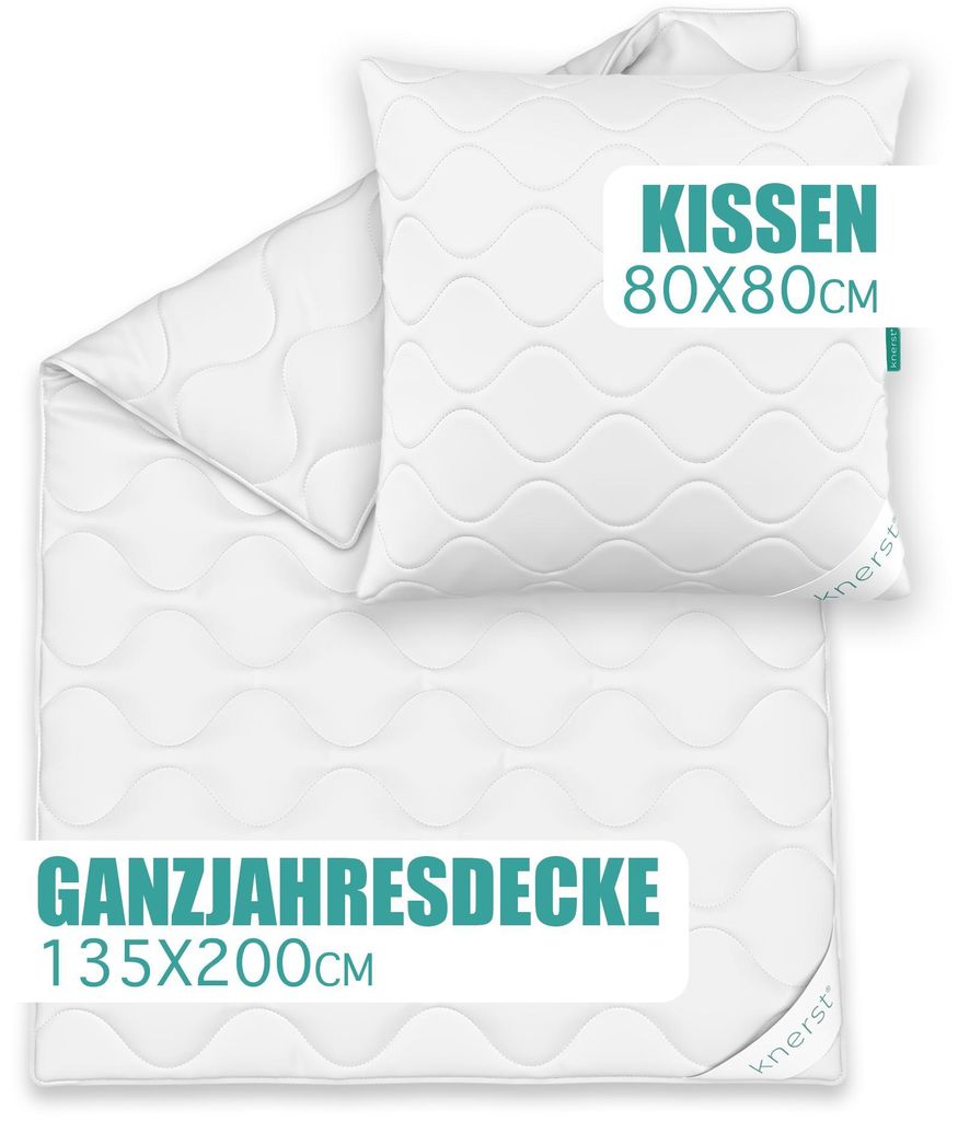 Bettdecke Set - Allergikergeeignet, Pflegeleicht & Produktbild 