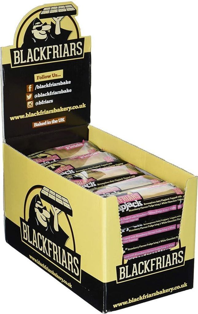 Blackfriars Flapjack Haferriegel - 25 Riegel a 110 g Cherry & Coconut