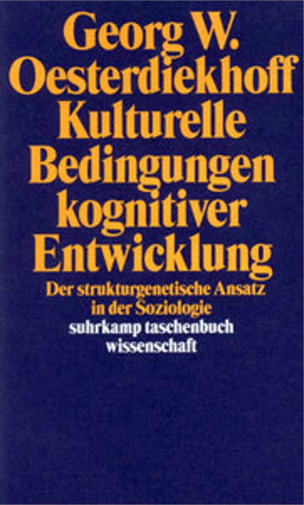Kulturelle Bedingungen kognitiver Entwicklung