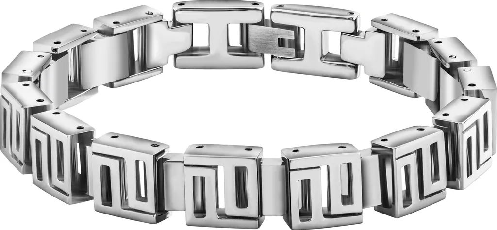 Bracelet Police PJ26563BSS01 en acier inoxydable pour homme - Bijou chic