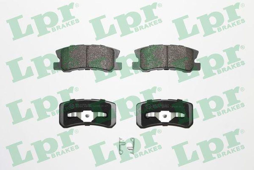 LPR 05P954 Bremsbelagsatz, Scheibenbremse OE 068028671AA kompatibel mit C-Crosser, C4, ASX, Grandis, Lancer, Outlander, Pajero, 4007