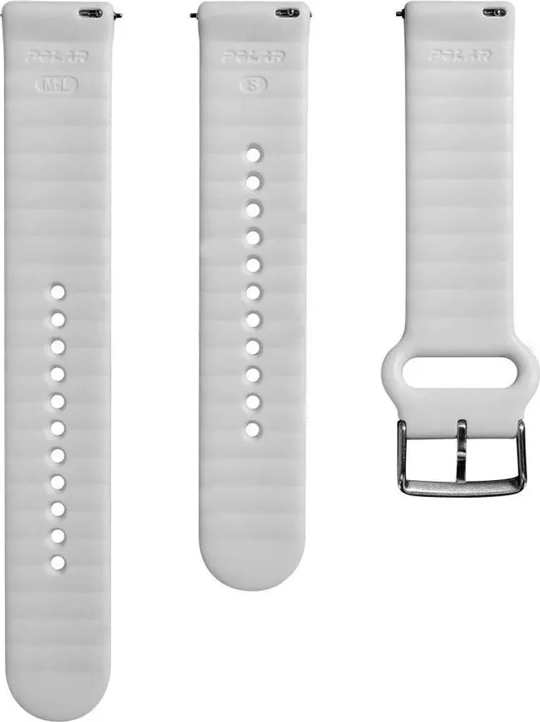 Bracelet Polar Ignite 2 Blanc en Silicone - Confort et Design Minimaliste