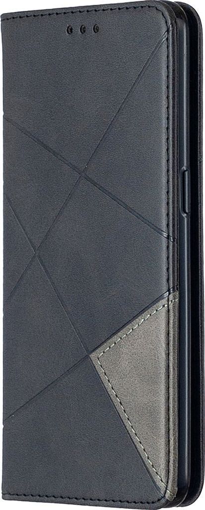 Mobigear Rhombus Slim OPPO Reno 4 Hülle Klapphülle - Schwarz