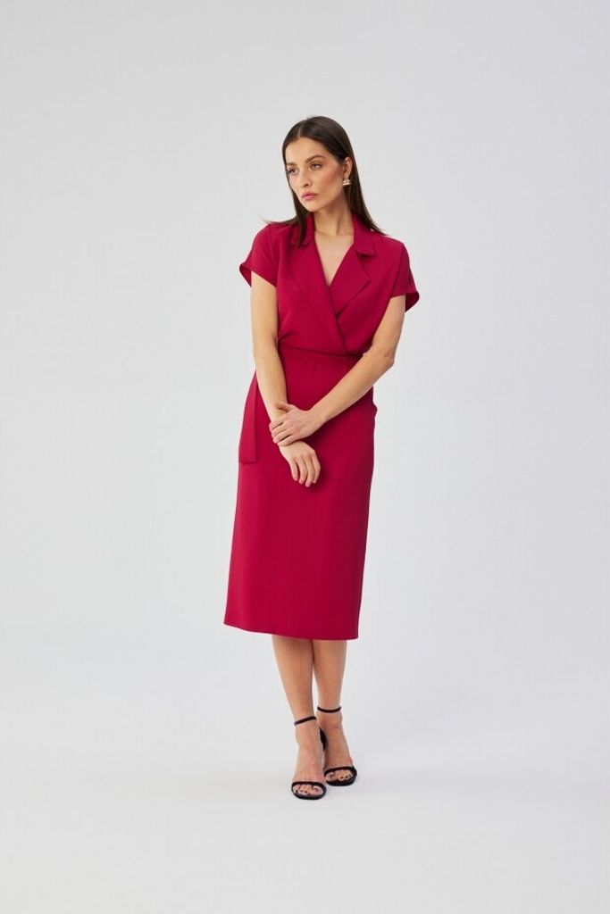 Stylove Midikleid für Frauen Ivoron S363 Pflaume M
