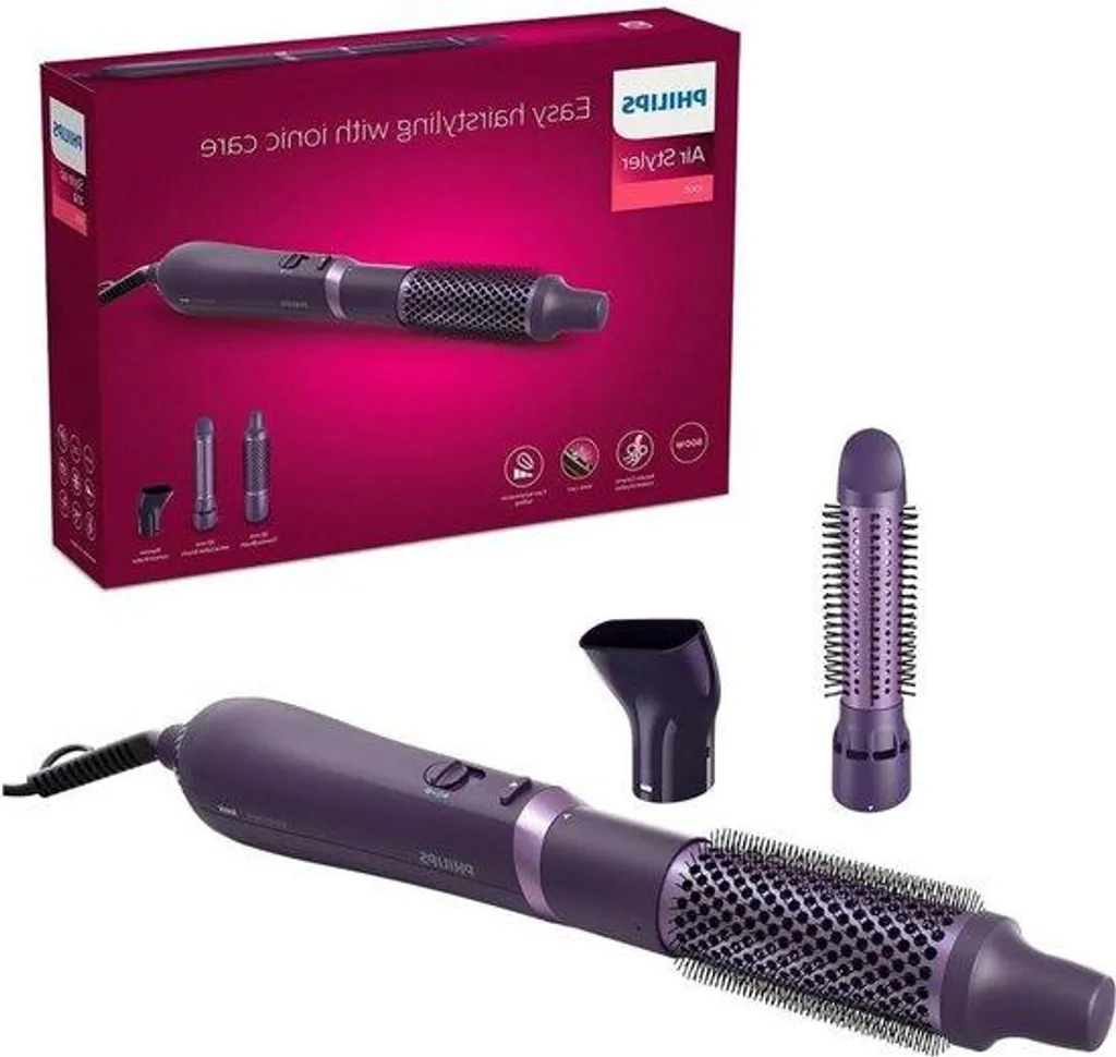 Lisseur et brosse chauffante anti-nœuds avec picots rétractables