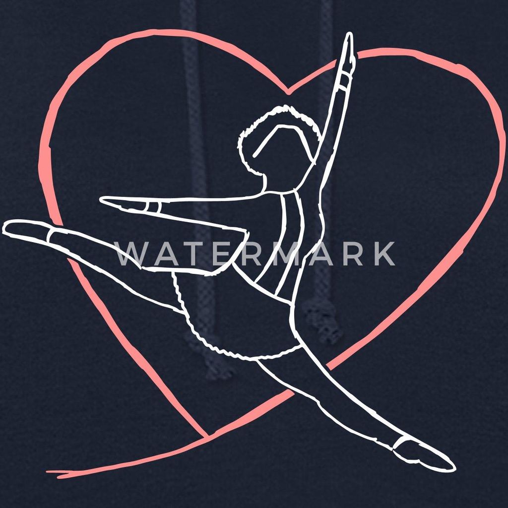 Spreadshirt Tanzmariechen Liebe Gardetanz Damen Hoodie, M, Navy