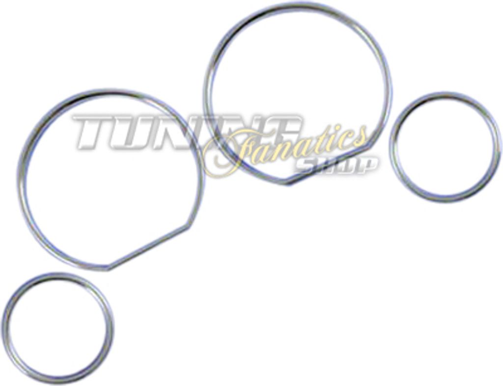 Chrom Chromringe Tacho Ringe Tachochromringe SET für BMW 3er E36 / Z3