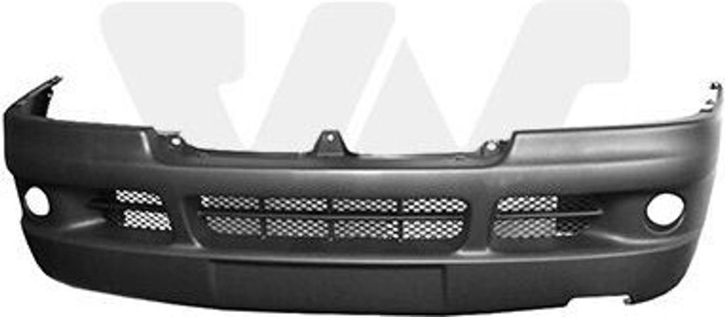 VAN WEZEL Stoßstange Stoßfänger für FIAT DUCATO Kasten (244) Schwarz 1650577