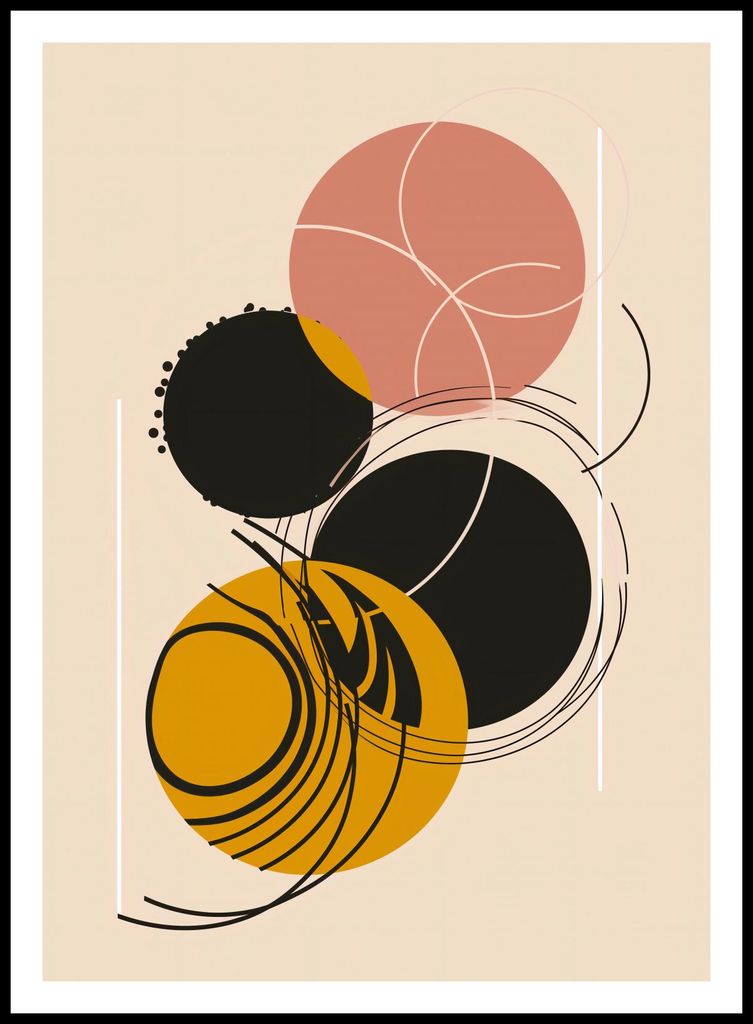 Plakat 64x90cm Sonne und Schatten