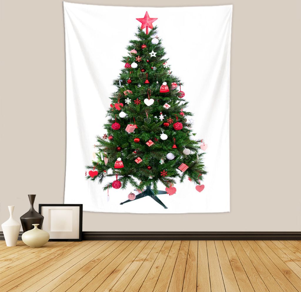 Weihnachtsbaum Wandteppich, Polyester Wandteppich Wandteppich Geschenke Für Weihnachten Dekor, Geburtstag Und Raum Dekor Etc (230x180cm,Farbe 10)