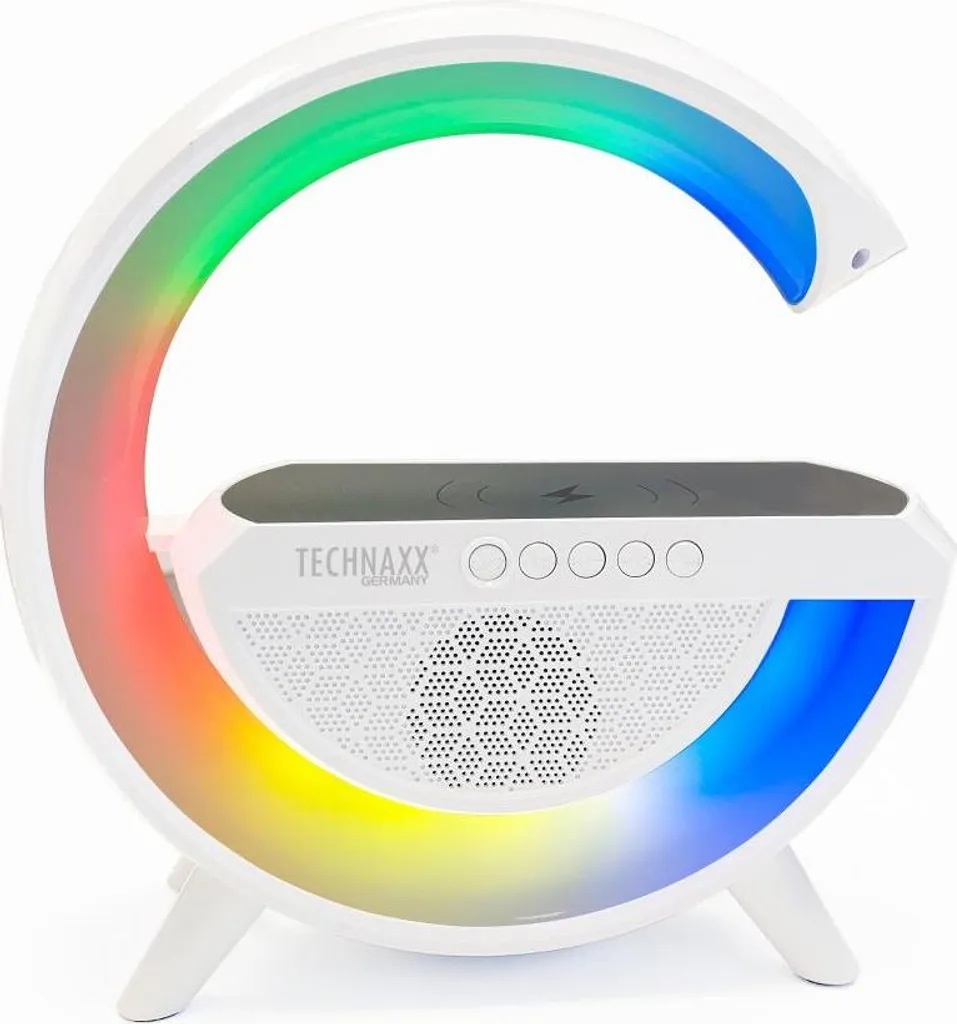 Regalo Perfetto: Technaxx TX-264 Bianco Speaker LED con Ricarica
