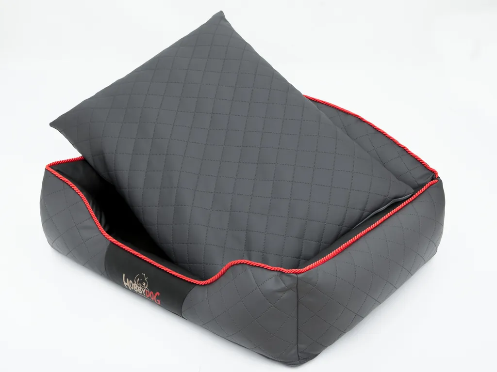 Divano per Cani Elite Grigio e Nero - Cuscino Ortopedico Taglia L - 5