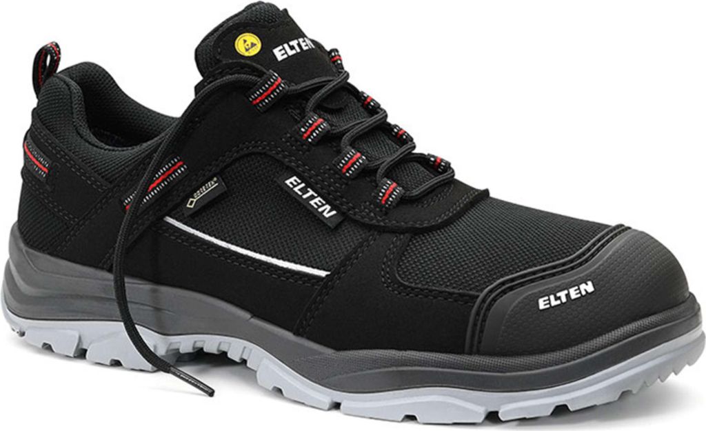ELTEN Sicherheitsschuhe MATTHEW Pro GTX Low ESD S3 CI Typ 2 7278102 Schwarz, 36