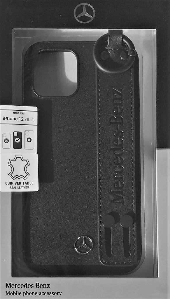 CG MOBILE Cover In Pelle Per IPhone 12 Pro Max – Ispirata A Mercedes-Benz, Con Linee E Zone Perforate - 6