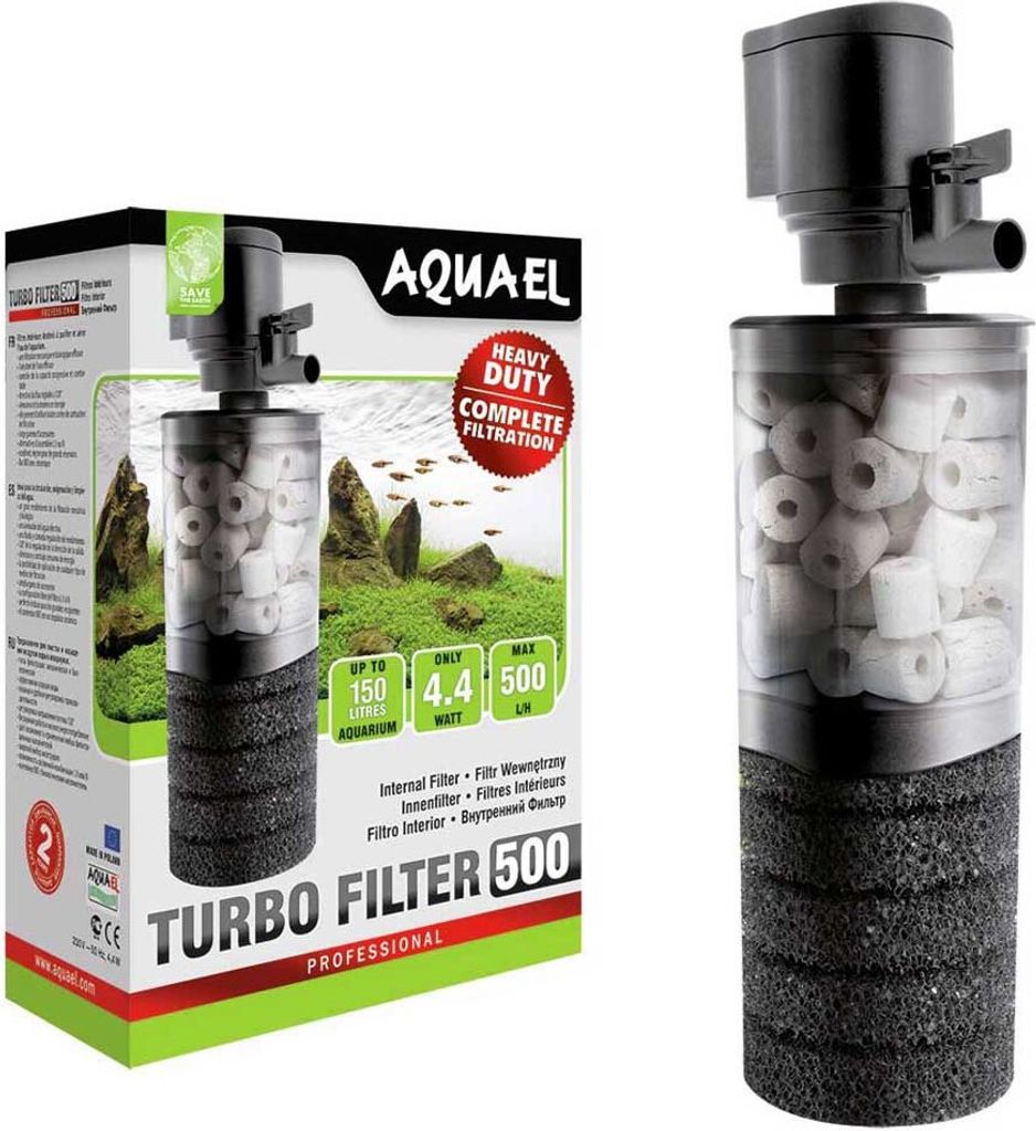 Filtro interno per acquari AQUAEL Turbo 500 Immagine del prodotto 