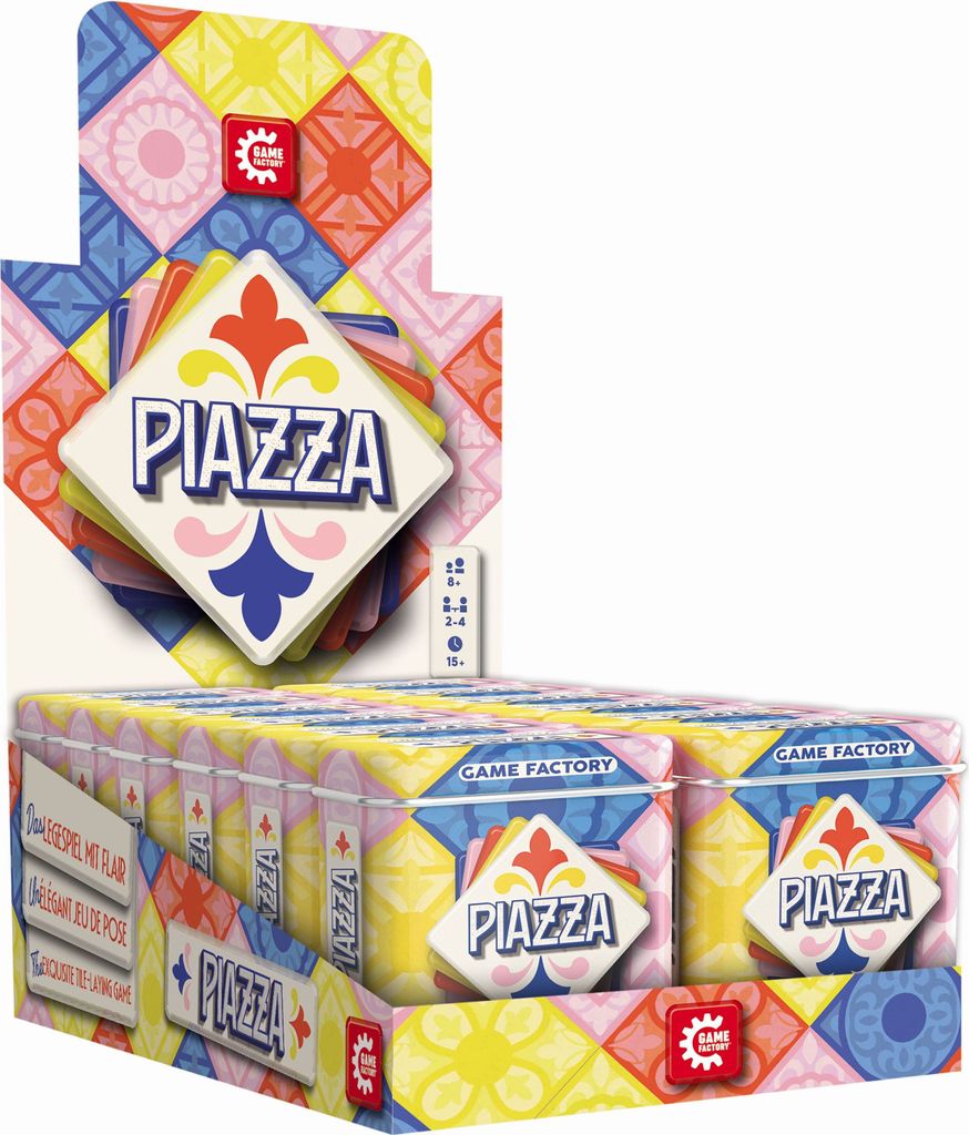 Game Factory Piazza, Brettspiel, Auf Kacheln basierend, 8 Produktbild 
