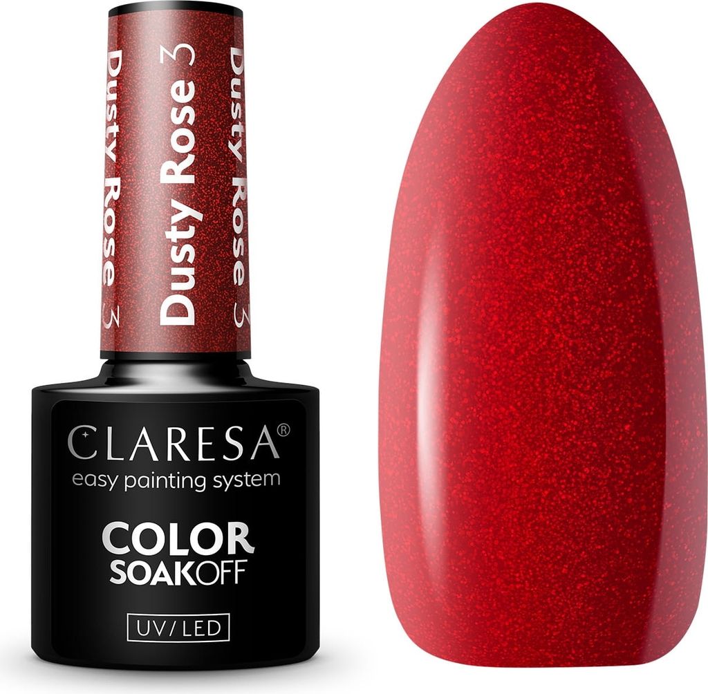 CLARESA DUSTY ROSE Hybrid-Nagellack - 3,5 g