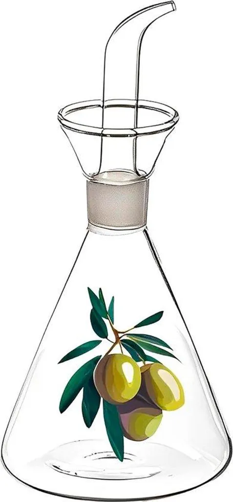 Bouteille d'huile anti-goutte 250 ml en verre pour une cuisine sans taches