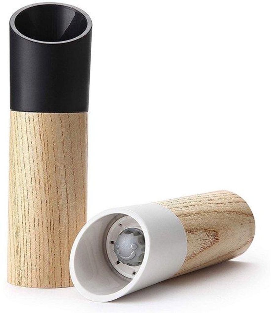 Holz-Salz- und Pfeffermühle - 2 Stück - Holz - Salz- und Pfeffermühle - Set