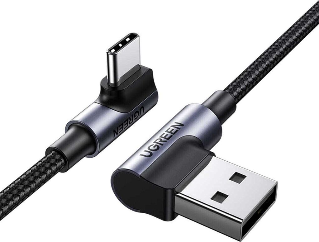 Ugreen kabel kątowy 90° USB C - USB 2.0 480Mb/s 3A 3m Zdjęcie produktu
