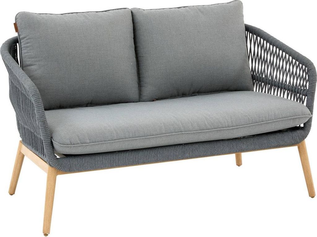 Gartensofa orissa 2-sitzer grau  - Hespéride Produktbild 