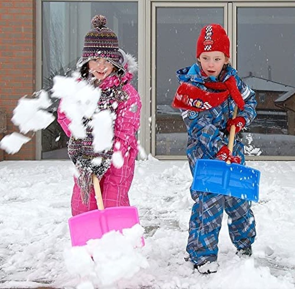 Kinder Schneeräumer Schneeschieber rot Kinderspielzeug 