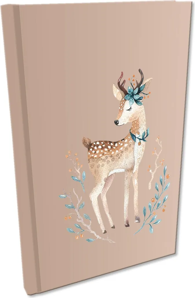 Note A5 Kratka Soft Touch Woodland Jelonek | Taccuino Elegante a Quadretti