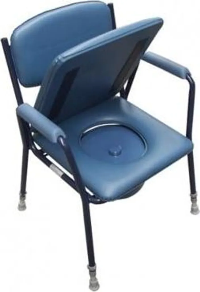 Chaise en acier avec assise rembourrée réglable contre le mal de dos