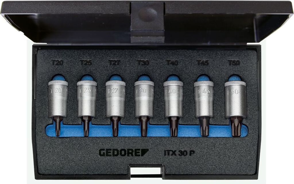 GEDORE ITX 30 PM Schraubendreher-Satz 3/8" 7-teilig Innen-TX T20-50, 1509926