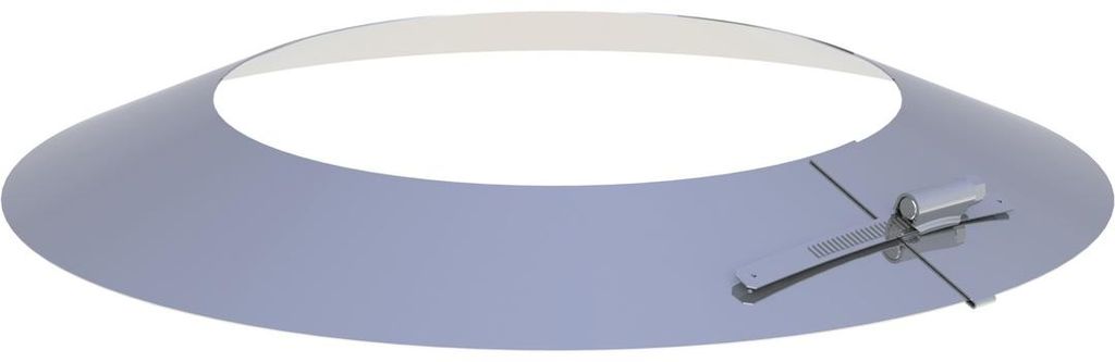 DW-ECO 2.0 Ø 400 mm - Wetterkragen/Wandrosette passend über das DW-ECO Klemmband