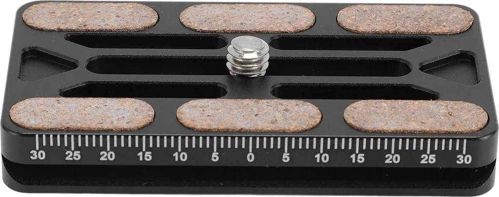Piastra 60mm per Video e Fotografia con Vite 1/4" - Scala Millimetrata - 3