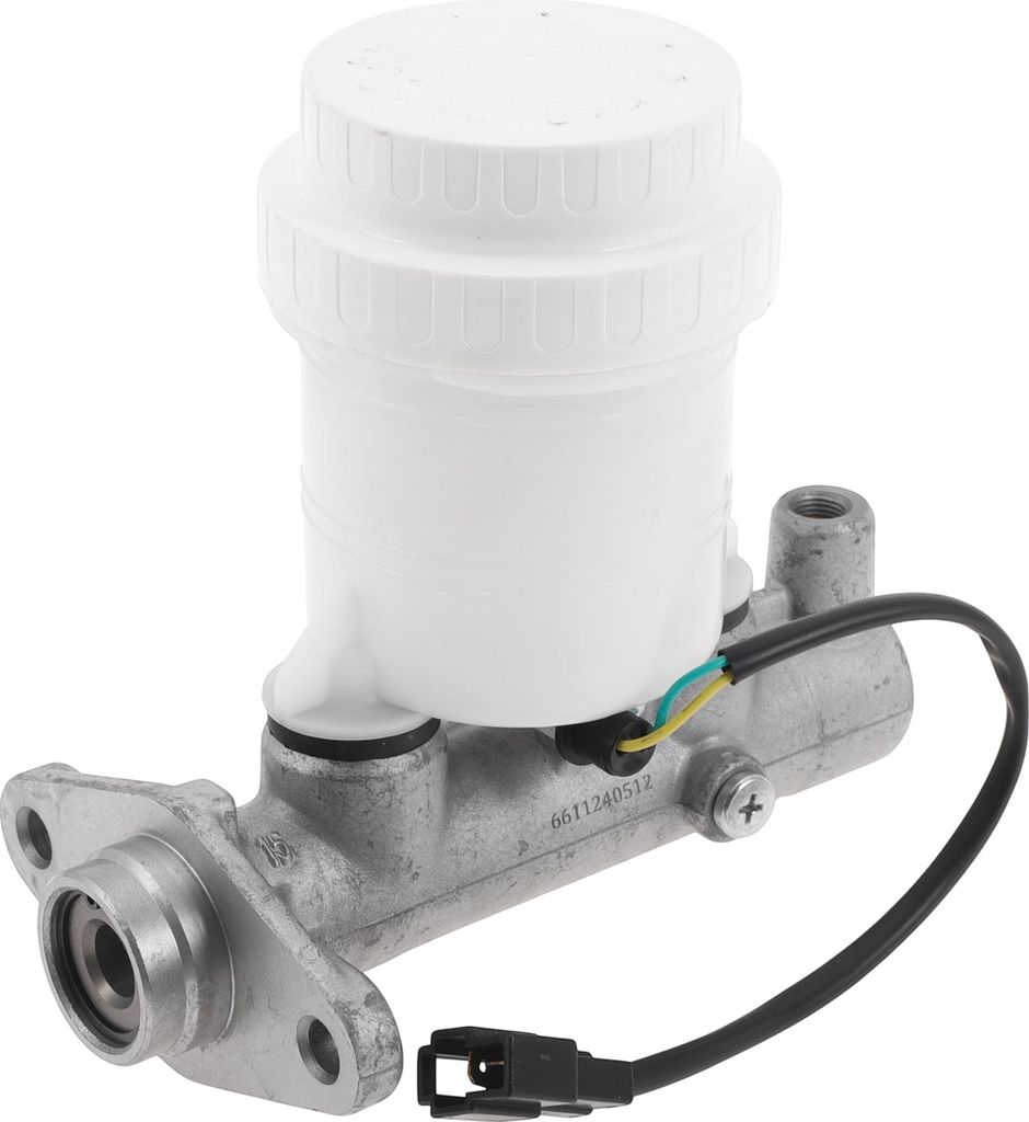 Bremsflüssigkeitsbehälter mit Behälter Nr. MB618717 für Toyota Camry 2002-2006 Hydraulik-Hauptbremszylinder Silberton, weiß Aluminiumlegierung...