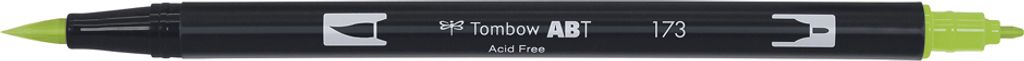 TOMBOW Doppelfasermaler "Dual Brush Pen ABT" 0,8 - 3,3 mm willow green