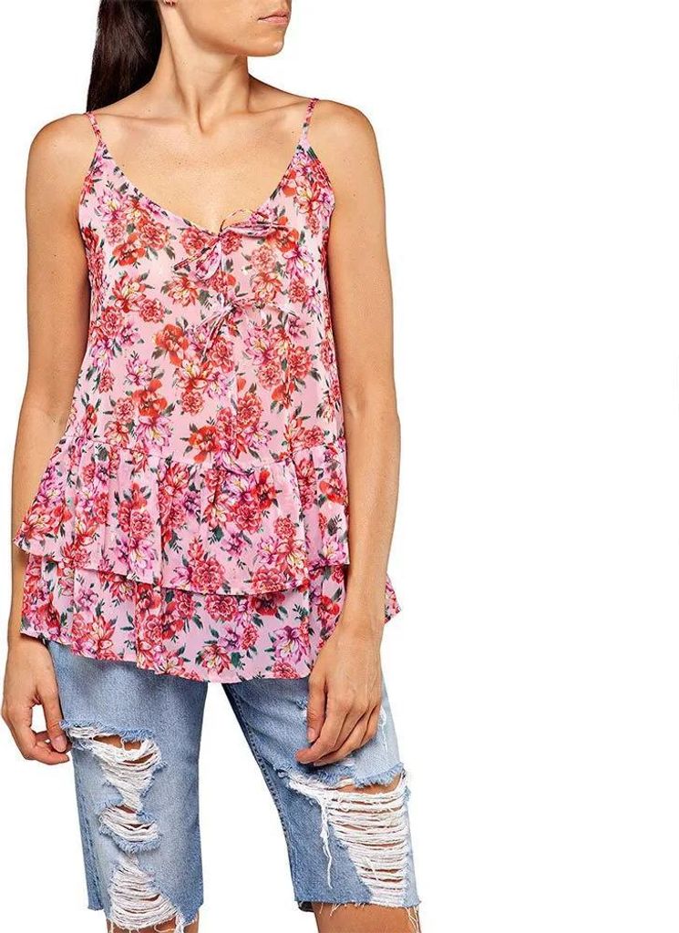 Replay W2333.000.72086 ärmellose Bluse Rosa XS Damen Rosa XS