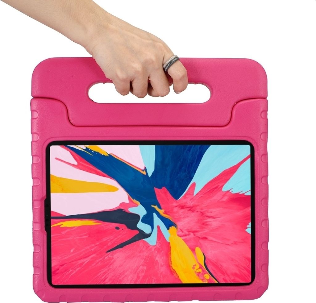 Mobigear Classic iPad Pro 10.5 Zoll (2017) Tablet Hülle für Kinder mit Tragegriff - Pink