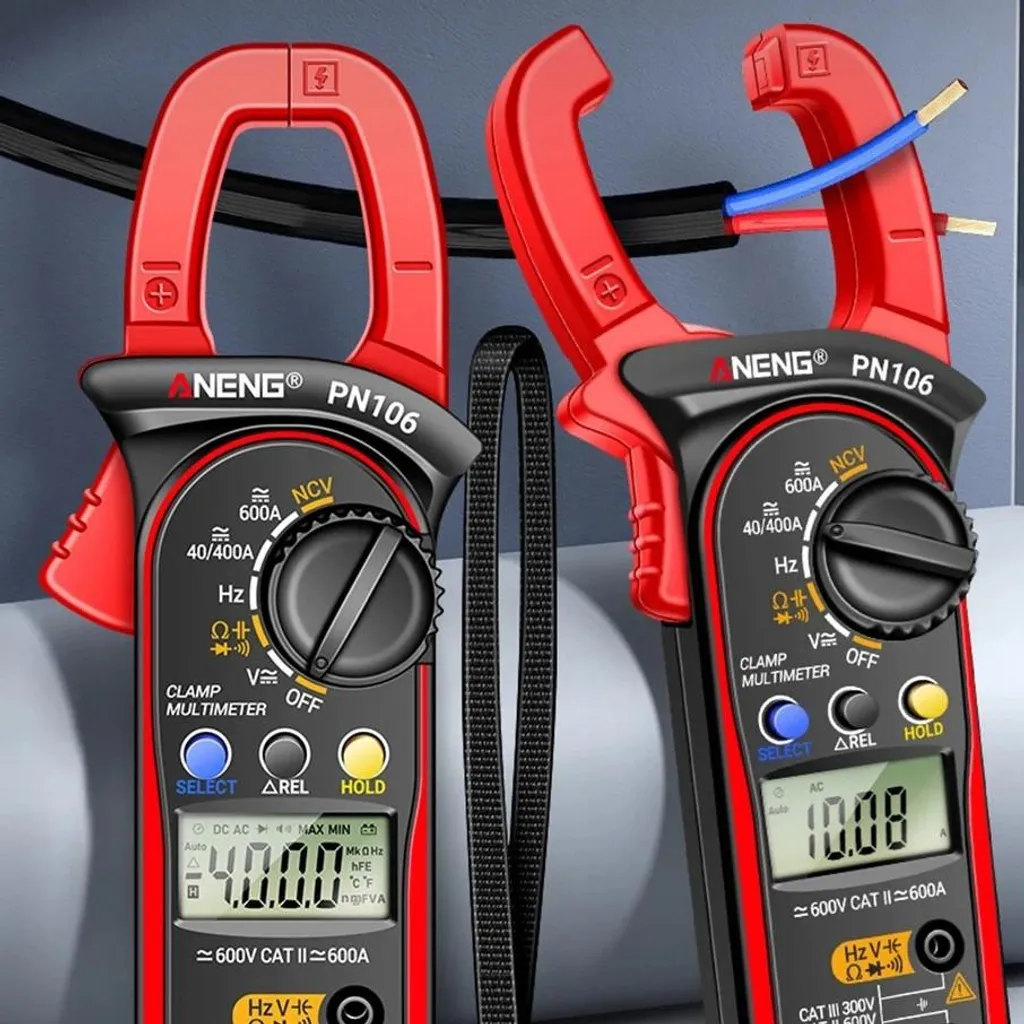 Pince ampèremétrique multimètre numérique Aneng PN106 Pro écran LCD - 10