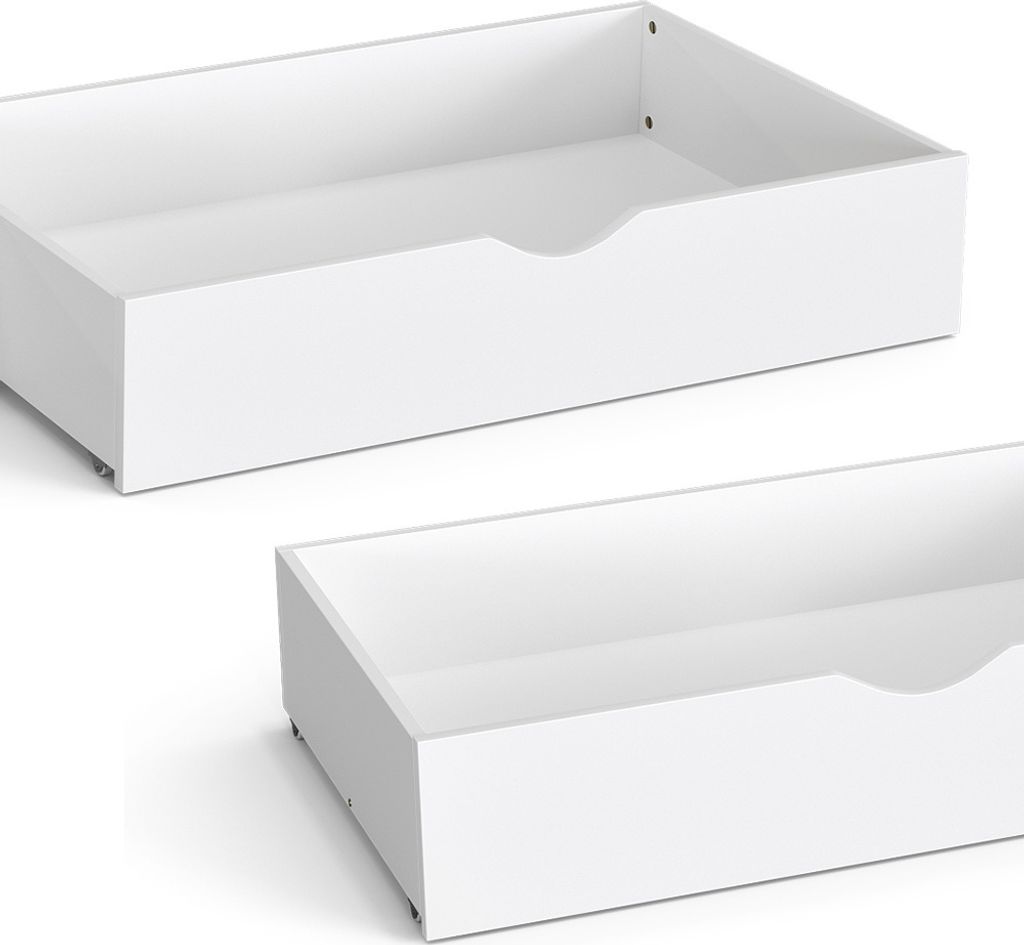 Vitalispa Rollschublade Everest, 98 x 56 cm 2er Set, Weiß Produktbild 6