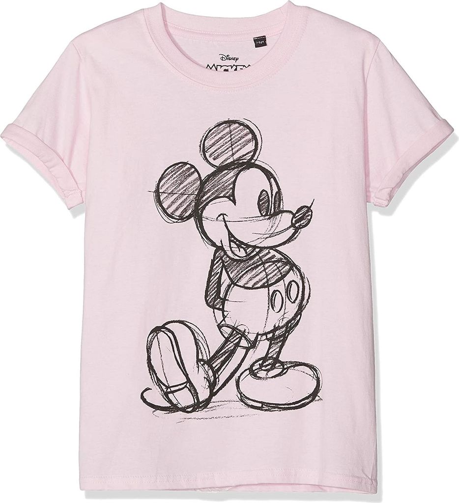 Disney - T-Shirt für Mädchen TV1276 (152-158) (Hellrosa)