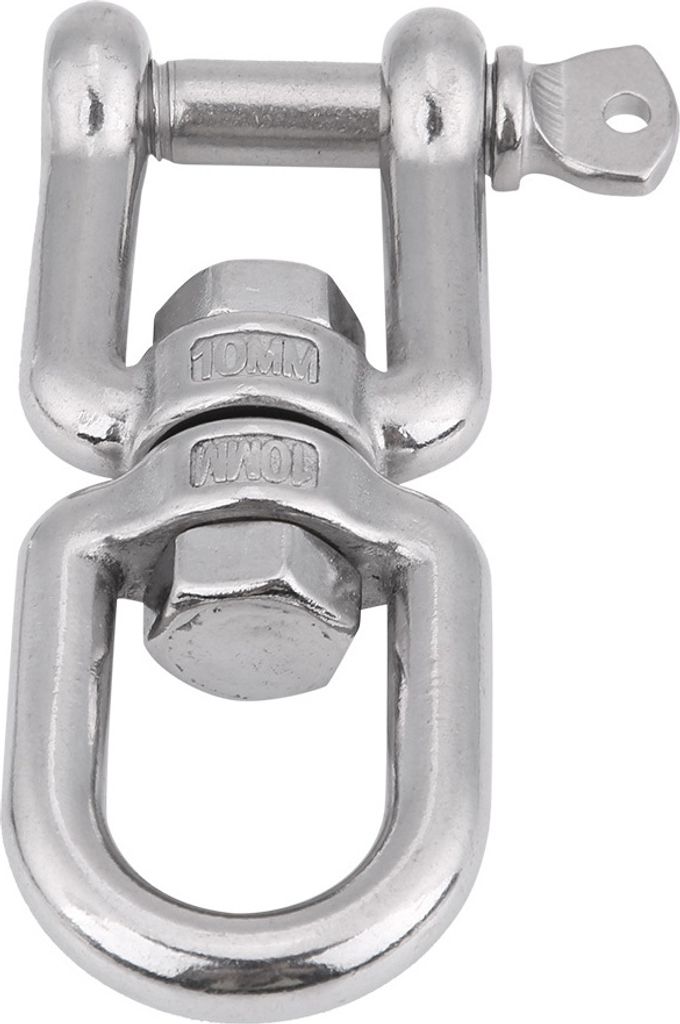 Wirbelschäkel, Wirbelring-Schnappschäkel, Edelstahlschäkel, Schnappschäkel, Wirbel-Schnappschäkel, Edelstahl-Schnappschäkel